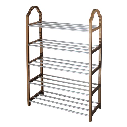 Rak Sepatu Aluminium 5 Tingkat