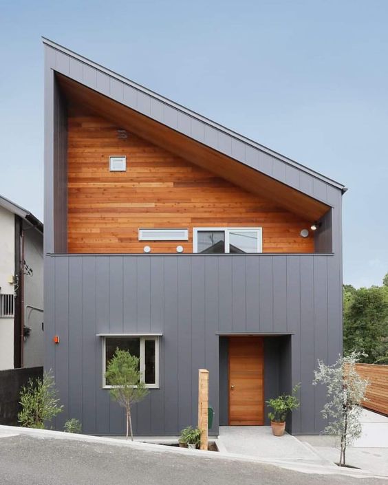 Rumah Minimalis Modern dengan Sentuhan Kayu