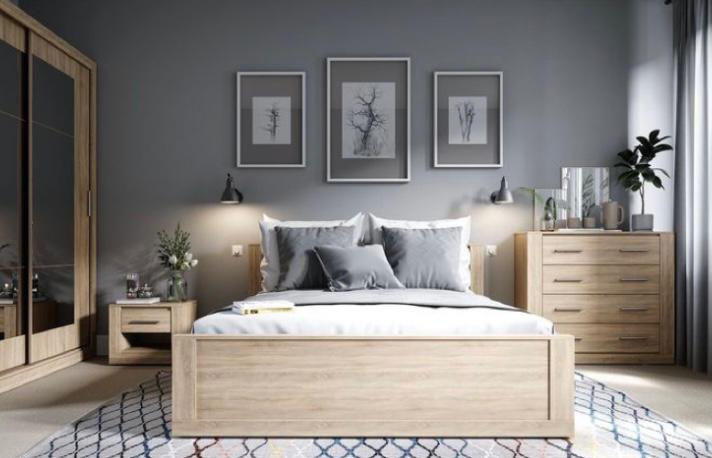 warna cat kamar monokrom